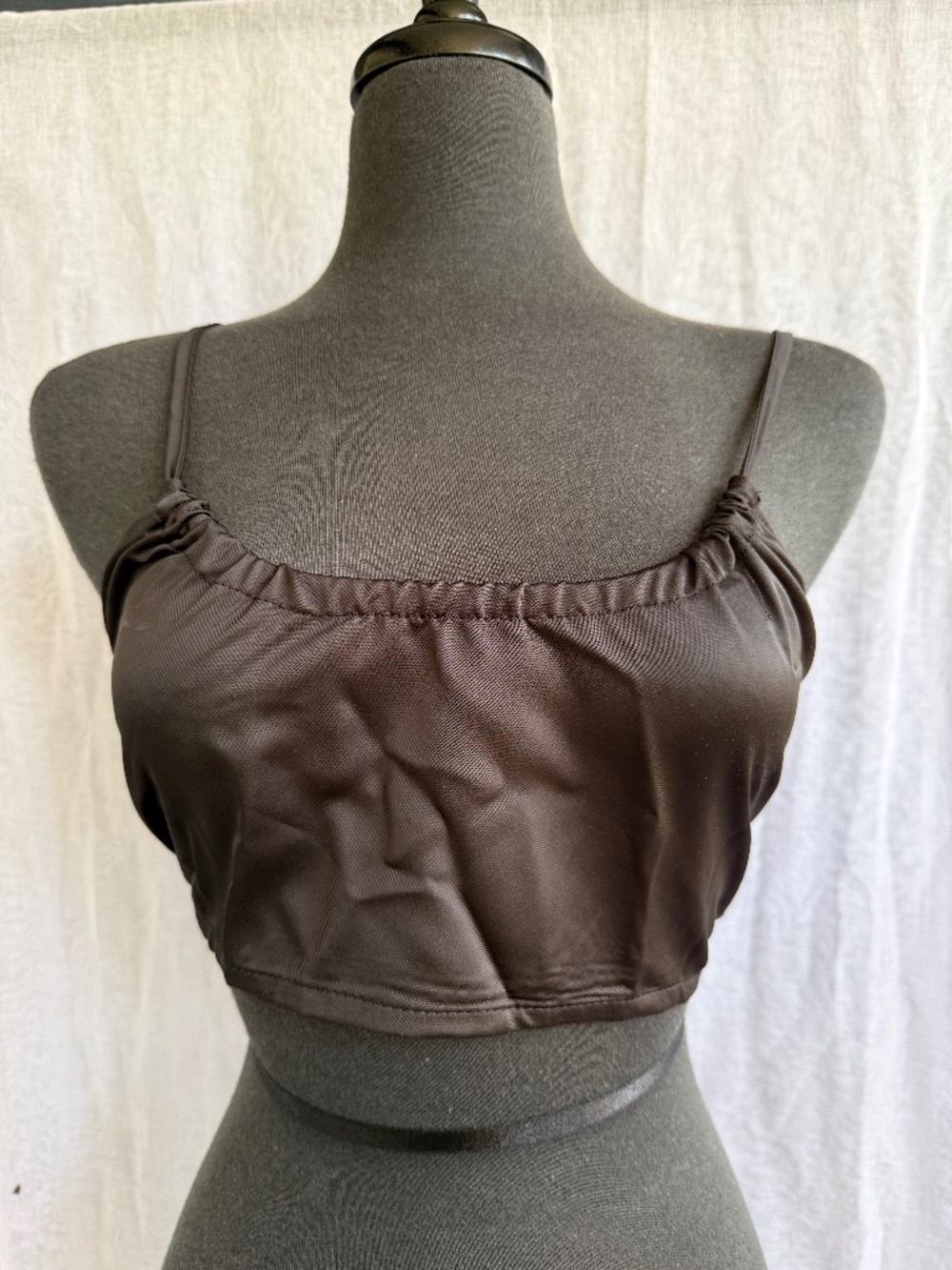 Forever 21 Black Crop Top Bralette | S | Y2K Minimalist Basic Layering